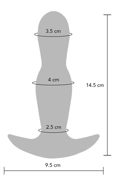ToyJoy The Stout Inflating Vibrating Plug - Vibrierender Analplug 5