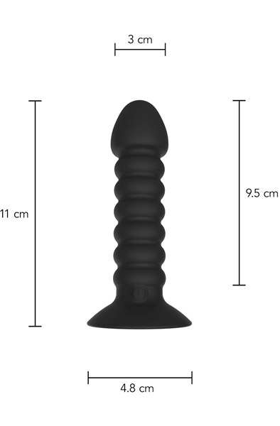 ToyJoy Vibrating Anal Plug Medium - Vibrierender Analplug 3