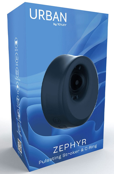 ToyJoy Zephyr Pulsating Stroker & C-Ring - Stroker 8