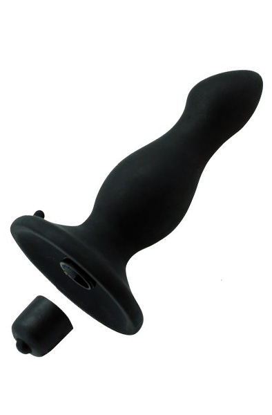 TOYZ4LOVERS Anal Bullet Black - Vibrierender Analplug 2