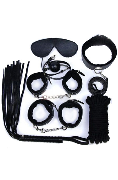 TOYZ4LOVERS Bondage Kit Black - Bondage-Set 2