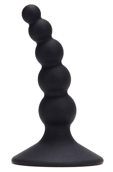 TOYZ4LOVERS Domino Ass Punisher Silicone Black - Analplug 1