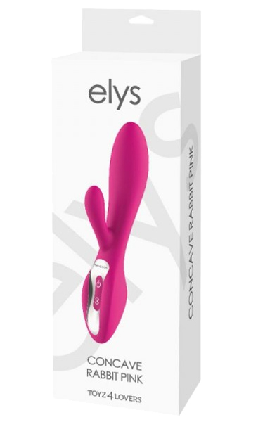 TOYZ4LOVERS Elys Concave Rabbit Pink - Rabbit-Vibrator 2