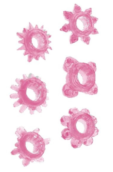 TOYZ4LOVERS Super-Stretchy Erection Enhancers - Cockring-Set 1