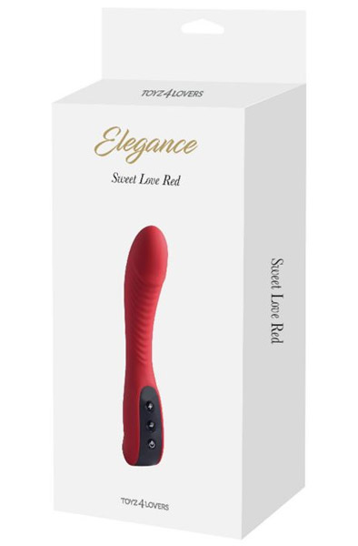 TOYZ4LOVERS Sweet Love Red 18 cm - G-Punkt-Vibrator 2
