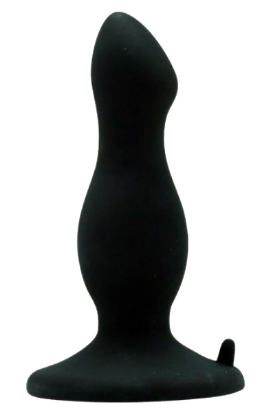 TOYZ4LOVERS Timeless Anal Plug Black 9 cm - Analplug 1