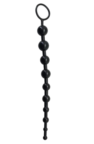 TOYZ4LOVERS Timeless Jelly 10 Black - Anal-Kugeln 1