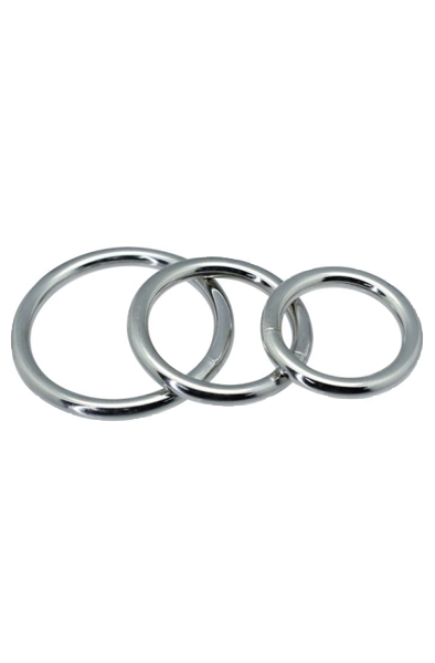 TOYZ4LOVERS Timeless Metal Rings 3 pcs - Cockring-Set 2