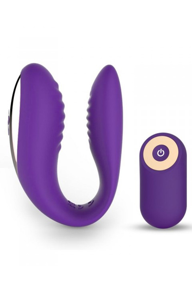 TOYZ4LOVERS Vibrator For Couples Purple - Paarvibrator 1