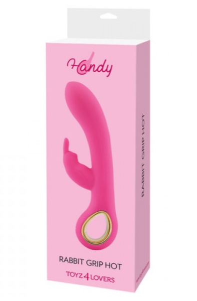 TOYZ4LOVERS Vibrator Rabbit Grip Hot Pink - Rabbit-Vibrator 2