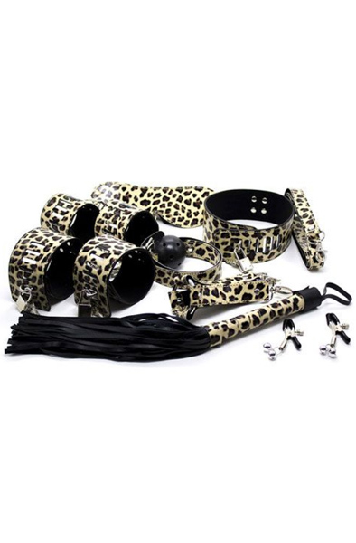 TOYZ4LOVERS Wild Bondage Kit Leopard - Bondage-Set 2