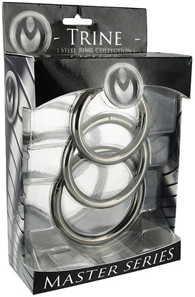 Trine Steel Ring Collection - Cockring-Set 1