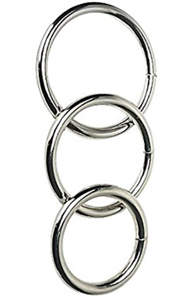 Trine Steel Ring Collection - Cockring-Set 2
