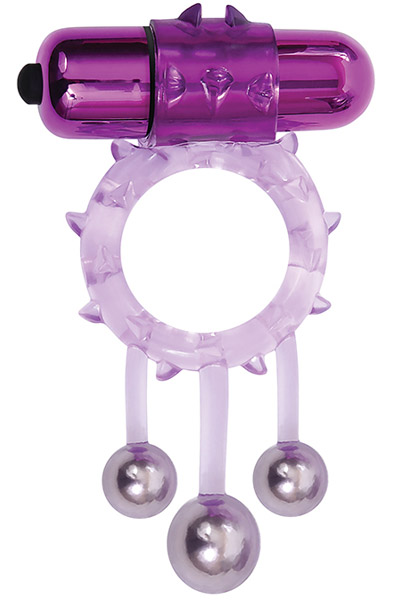 Triple Ball Bangin Vibrating Ring - Vibrierender Penisring 1