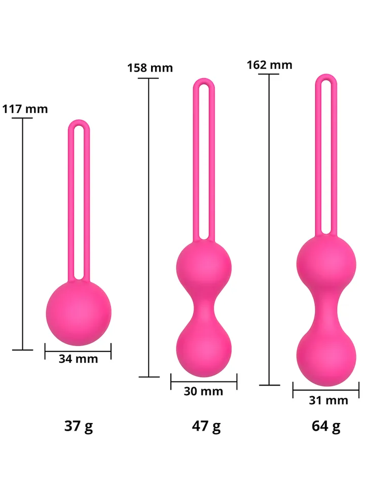Triple Kegel Exercise Balls Set - Kegel balls 4
