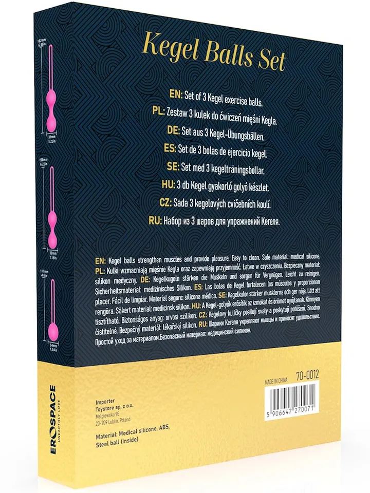 Triple Kegel Exercise Balls Set - Kegel balls 6