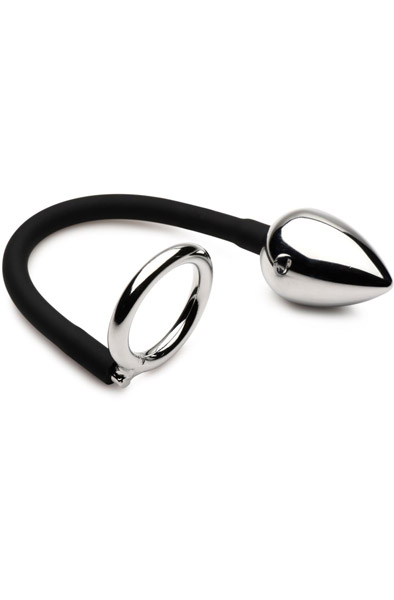 Tug + Plug Cock & Ball Ring With Anal Plug - Analplug mit Penisring 2