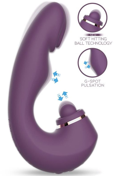 Turis Soft Hitting Ball With G-spot Pulsation & Vibration - G-Punkt-Vibrator 1