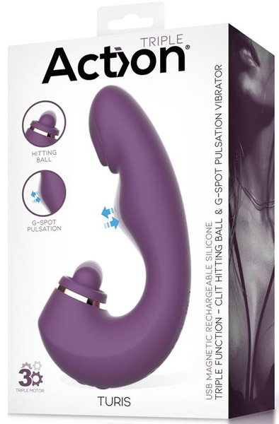 Turis Soft Hitting Ball With G-spot Pulsation & Vibration - G-Punkt-Vibrator 7