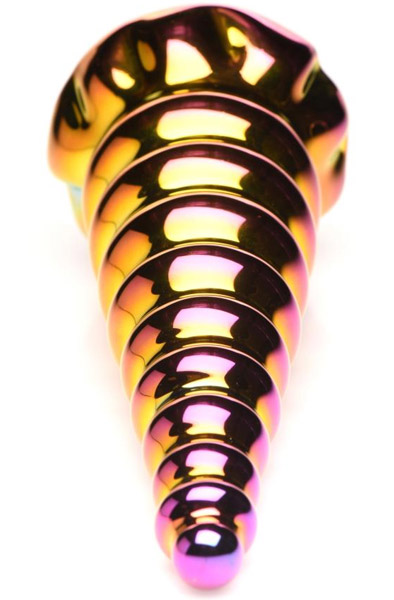 Twilight Rainbow Glass Dildo 16 cm - Drachen-Dildo 3