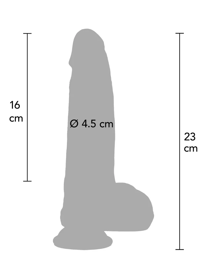 Ultra Realistic Dildo Silicone 18 cm - Lifelike dildo 2 [full]