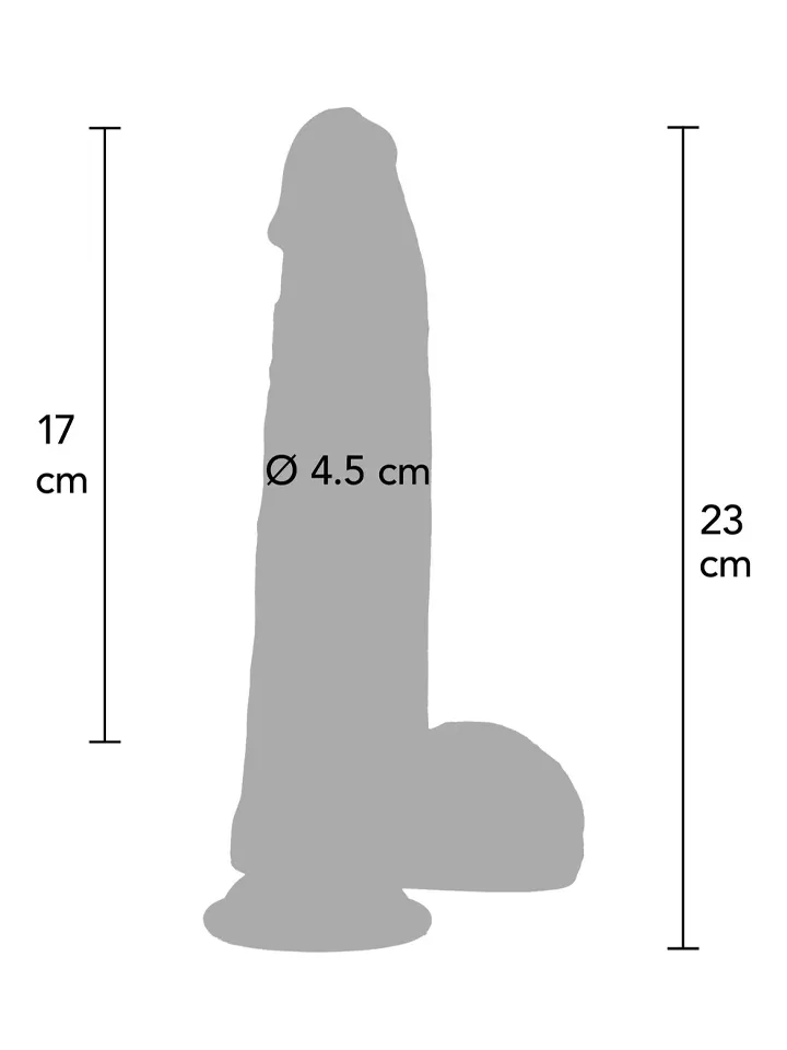 Ultra Realistic Dildo Silicone 23 cm - Lifelike dildo 2 [full]