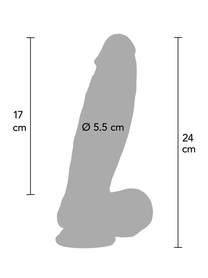 Ultra Realistic Dildo Silicone 24 cm - Lifelike dildo 2 [full]