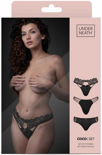 Underneath Coco Thong Set mit 3 Stück - Slip 3