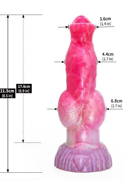 Unicorny Hippogriff Dildo 21,5 cm - Drachen-Dildo 3