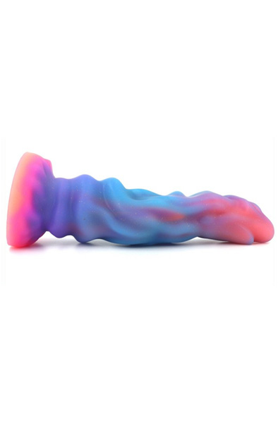 Unicorny Jade Rabbit Luminous Dildo 24 cm - Drachen-Dildo 3