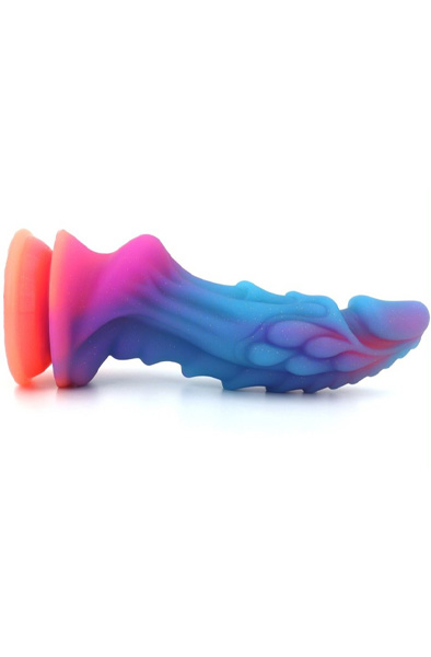 Unicorny Lifelike Silicone Dildo 21,5 cm - Drachen-Dildo 3