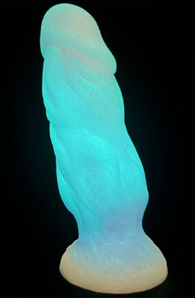 Unicorny Luminous Realistic Dildo 22 cm - Drachen-Dildo 2