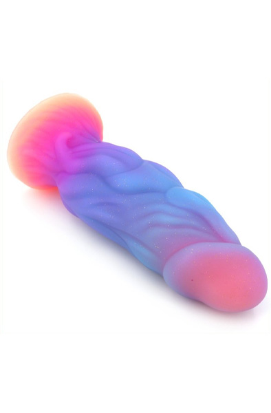 Unicorny Luminous Realistic Dildo 22 cm - Drachen-Dildo 6