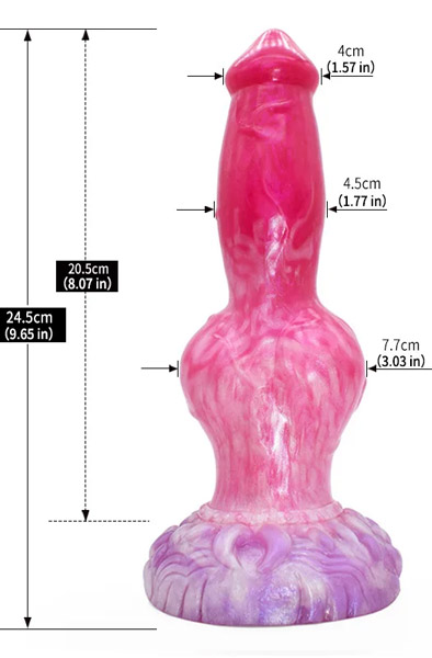 Unicorny Monster Dildo Otsox 24,5 cm - Drachen-Dildo 6