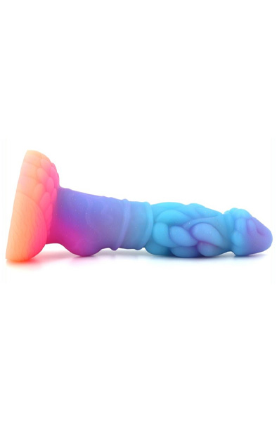 Unicorny Mushroom Head Luminous Dildo 22 cm - Drachen-Dildo 3