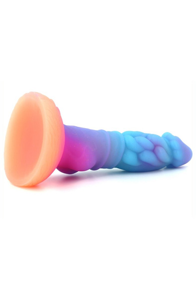 Unicorny Mushroom Head Luminous Dildo 22 cm - Drachen-Dildo 5