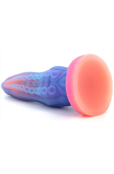 Unicorny Octopus Luminous Dildo 25 cm - Drachen-Dildo 4