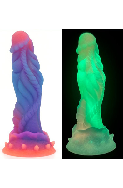 Unicorny Poppy Luminous Dildo 23 cm - Drachen-Dildo 2