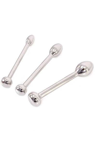 Urethral Trainer Kit 3 Solid Tear Penisplugs - Dilator-Set 2