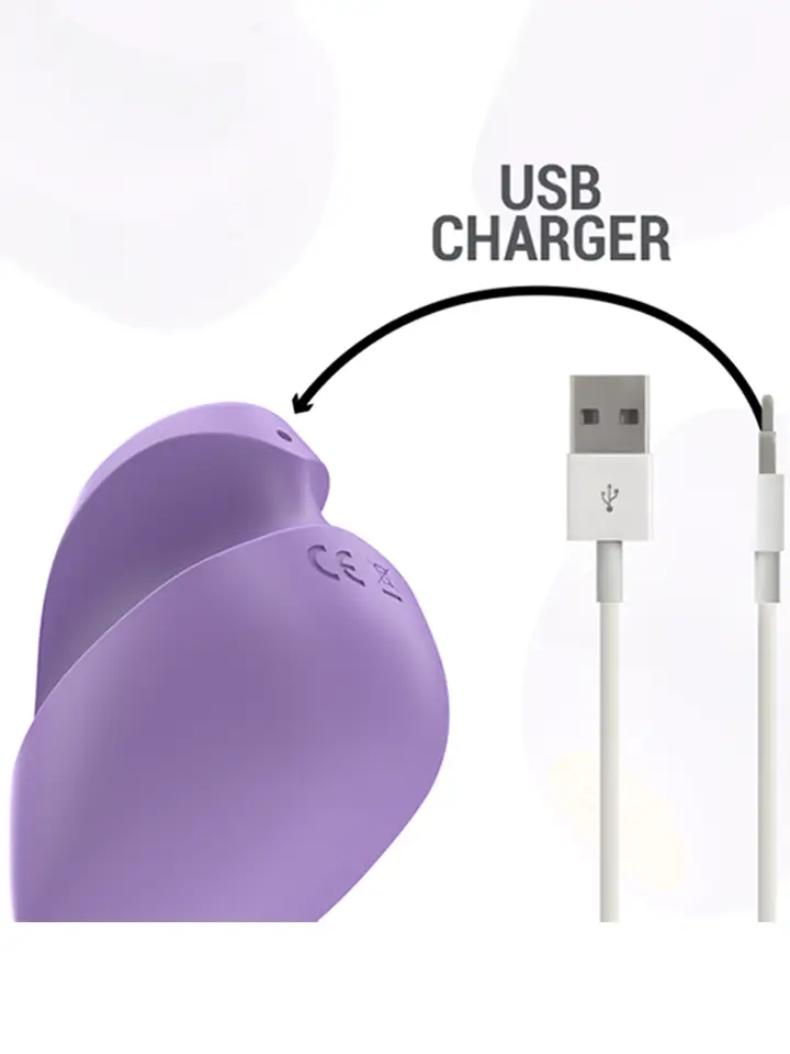 Ursula Stimulator 10 Vibrations Purple - Mini vibrator 5