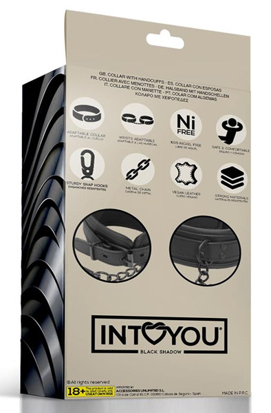 Vegan Collar & Hand Cuffs Set - Halsband-Handschellen-Kombination 4