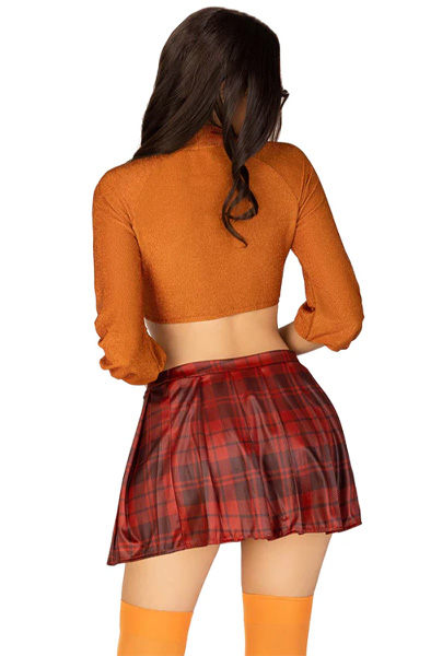 Velma Crop Top & Kariertes Rock - Rollenspiele & Verkleidungen 2