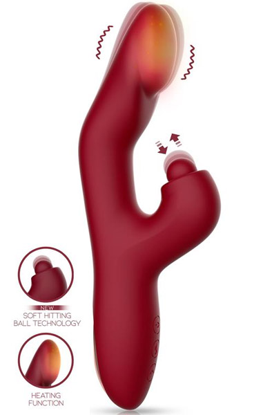 Velter Soft Clit Hitting Ball With Vibration & Heat - Vibrator 1