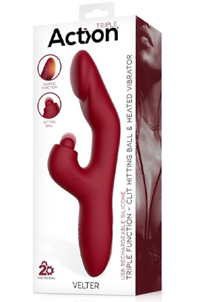 Velter Soft Clit Hitting Ball With Vibration & Heat - Vibrator 6