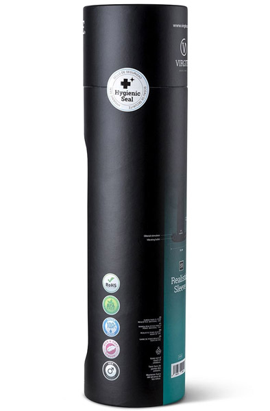 Vergite Realistic Sleeve With Vibration 19cm - Vibrierende Penis-Manschette 3