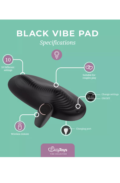 Vibe Pad Double Vibration With Remote Control - Klitoris-Vibrator 2