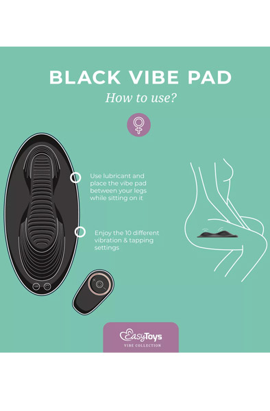 Vibe Pad Double Vibration With Remote Control - Klitoris-Vibrator 3