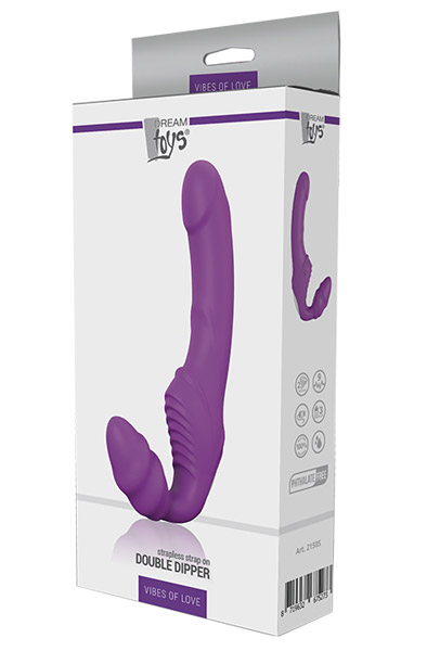 Vibes Of Love Double Dipper Purple - Strap-on 3
