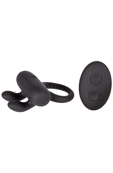 Vibrating Penis Ring With Rabbit & Remote - Vibrierender Penisring 2