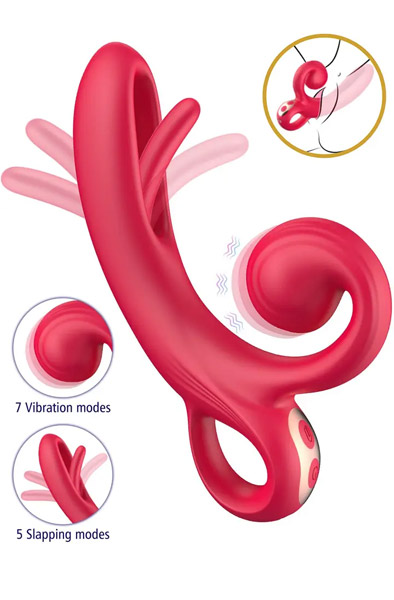 Vibrator mit Zungen- & Klitorisstimulation - Klitoris-Stimulator 1